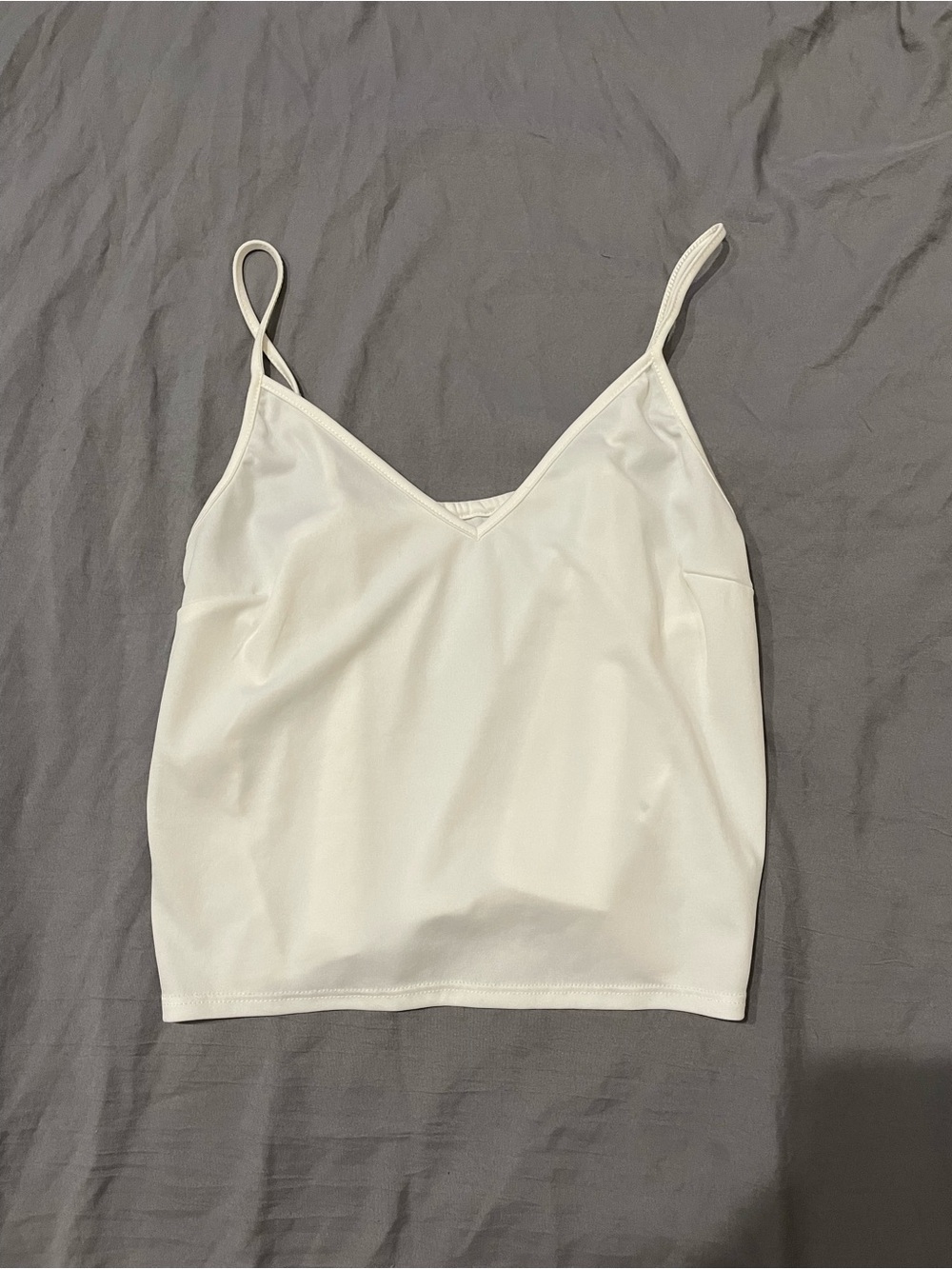 White See Through Crop Top